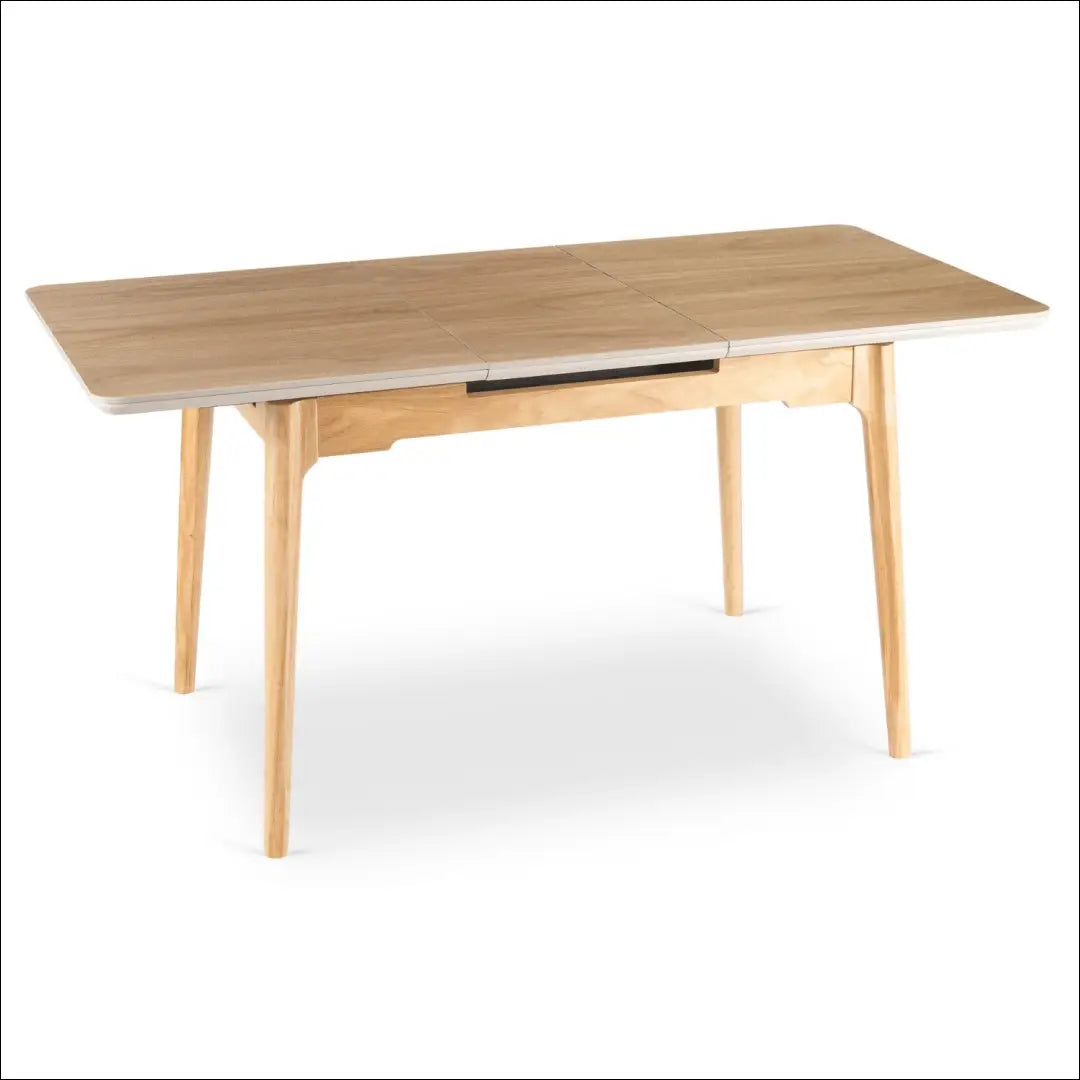 Prailginamas stalas su keraminiu stalviršiu ąžuolo spalvos 120-160 cm TE1010 - €277 Save 15% __label:Pristatymas 5-14