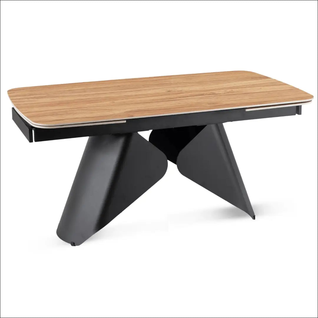 Prailginamas stalas su keraminiu stalviršiu juodos spalvos / ąžuolo 160-240 cm TE984 - €525 Save 15%