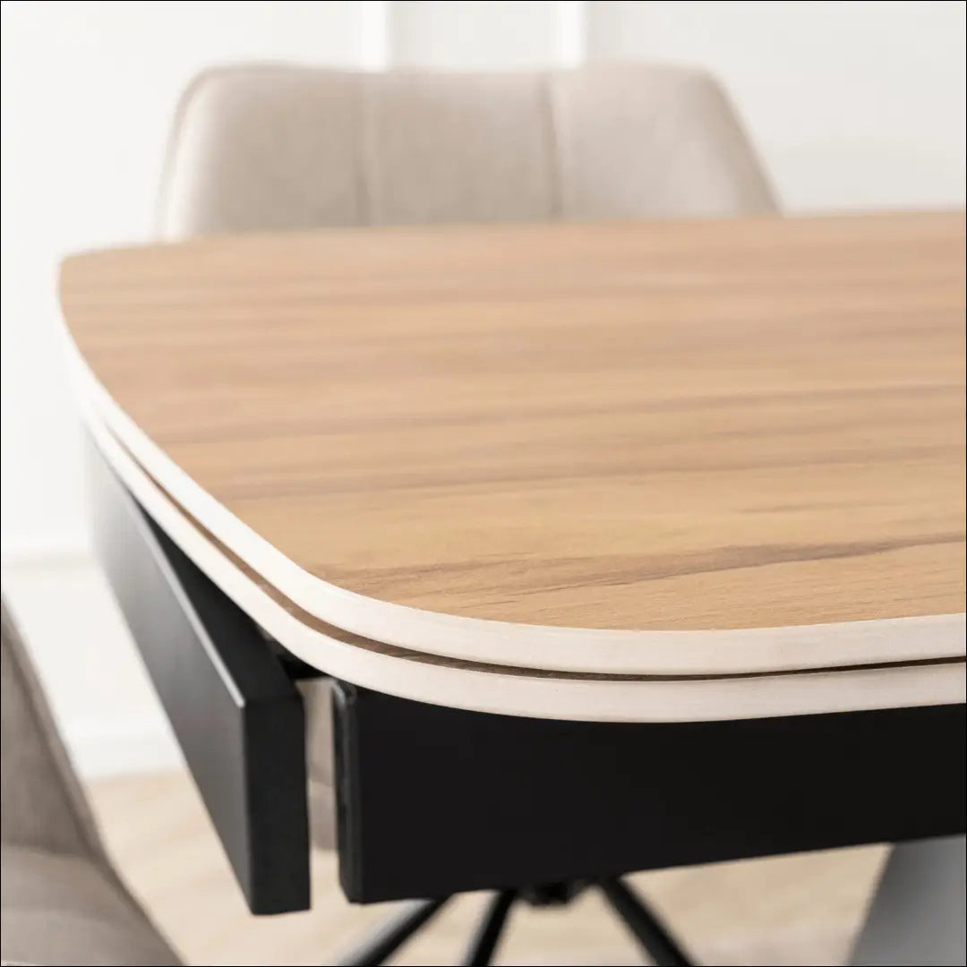 Prailginamas stalas su keraminiu stalviršiu juodos spalvos / ąžuolo 160-240 cm TE984 - €525 Save 15%