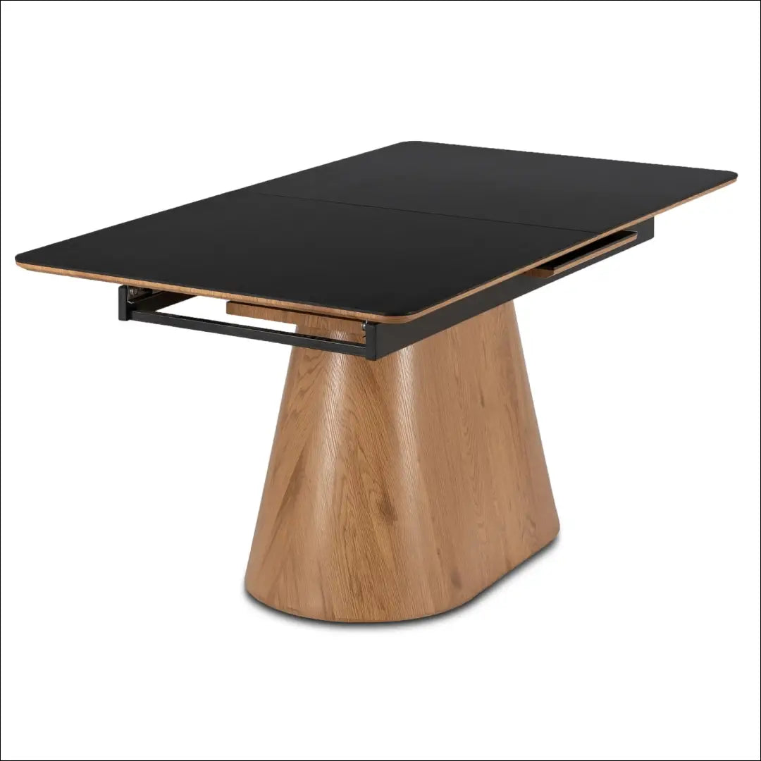 Prailginamas stalas su keraminiu stalviršiu juodos spalvos / ąžuolo 160-200 cm TE871 - €592 Save 15%
