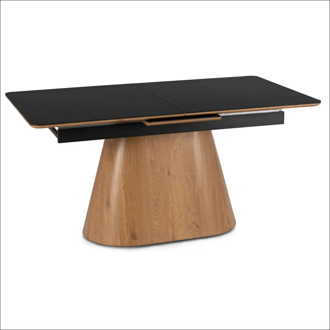 Prailginamas stalas su keraminiu stalviršiu juodos spalvos / ąžuolo 160-200 cm TE871 - €592 Save 15%