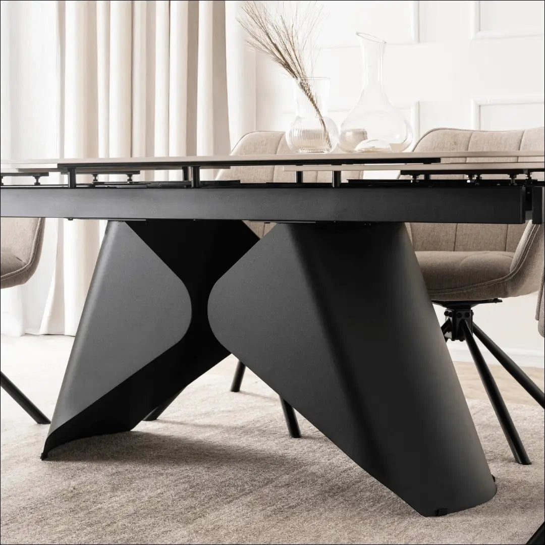 Prailginamas stalas su keraminiu stalviršiu juodos spalvos / ąžuolo 160-240 cm TE984 - €525 Save 15%
