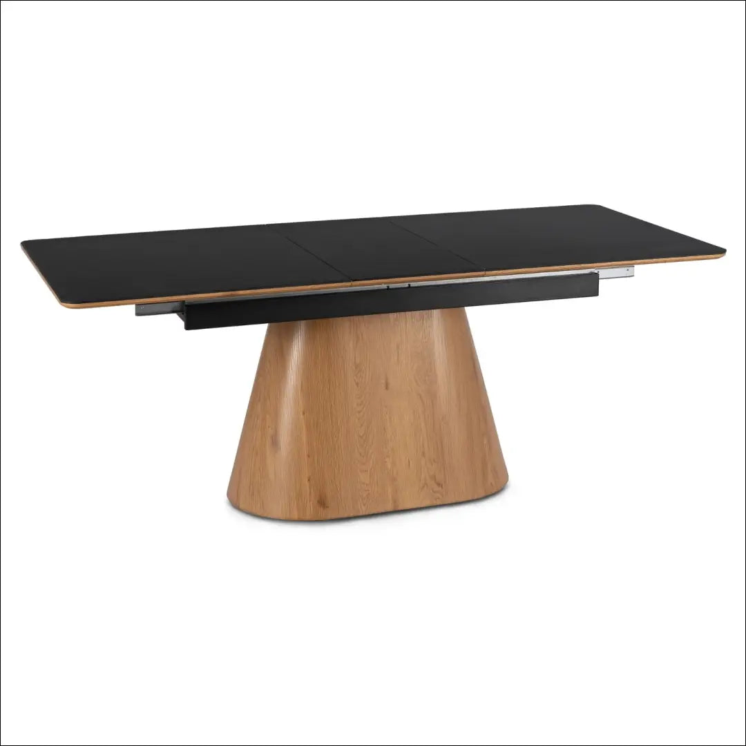 Prailginamas stalas su keraminiu stalviršiu juodos spalvos / ąžuolo 160-200 cm TE871 - €592 Save 15%