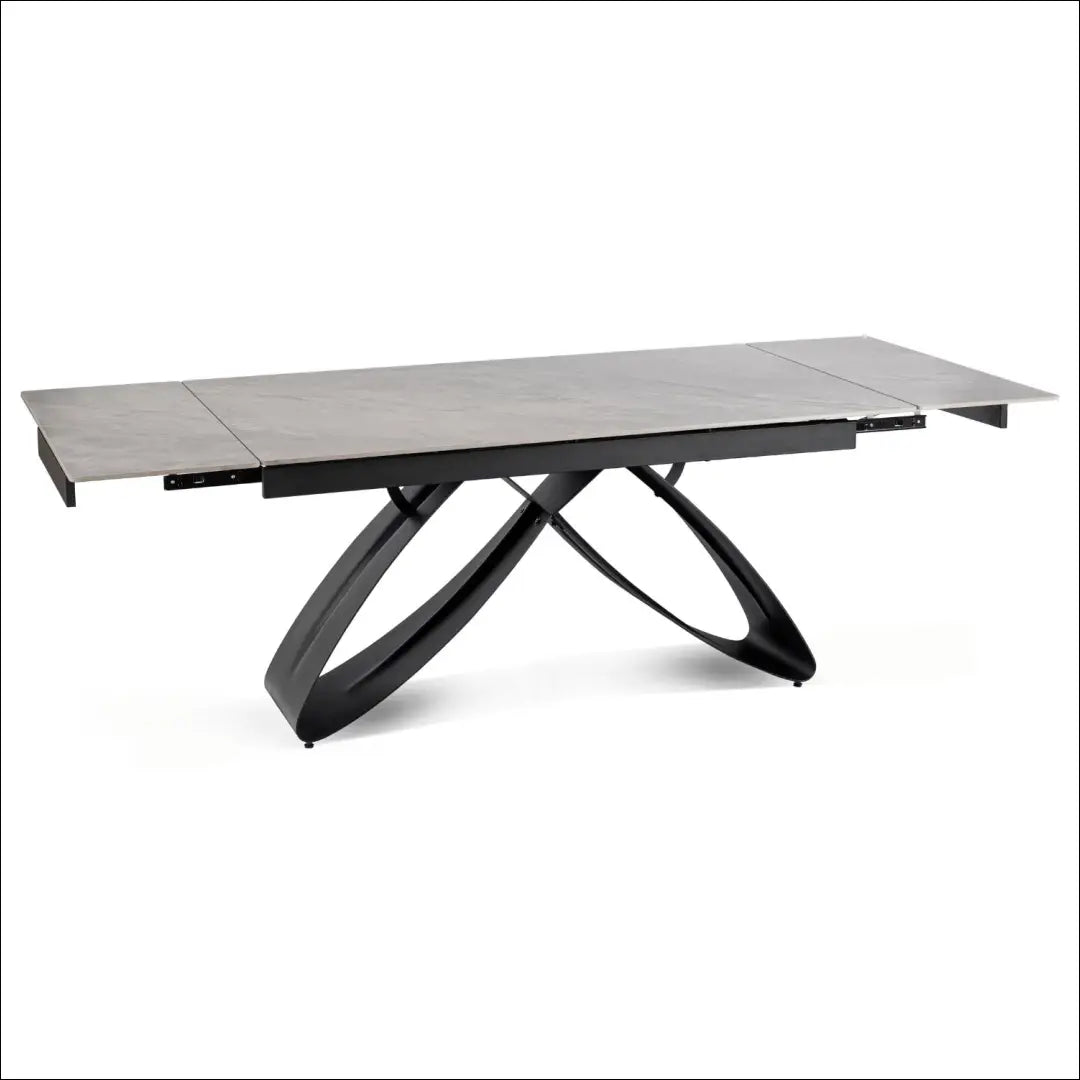Prailginamas stalas su keraminiu stalviršiu juodos spalvos / pilkos 160-240 cm TE723 - €687 Save 15%