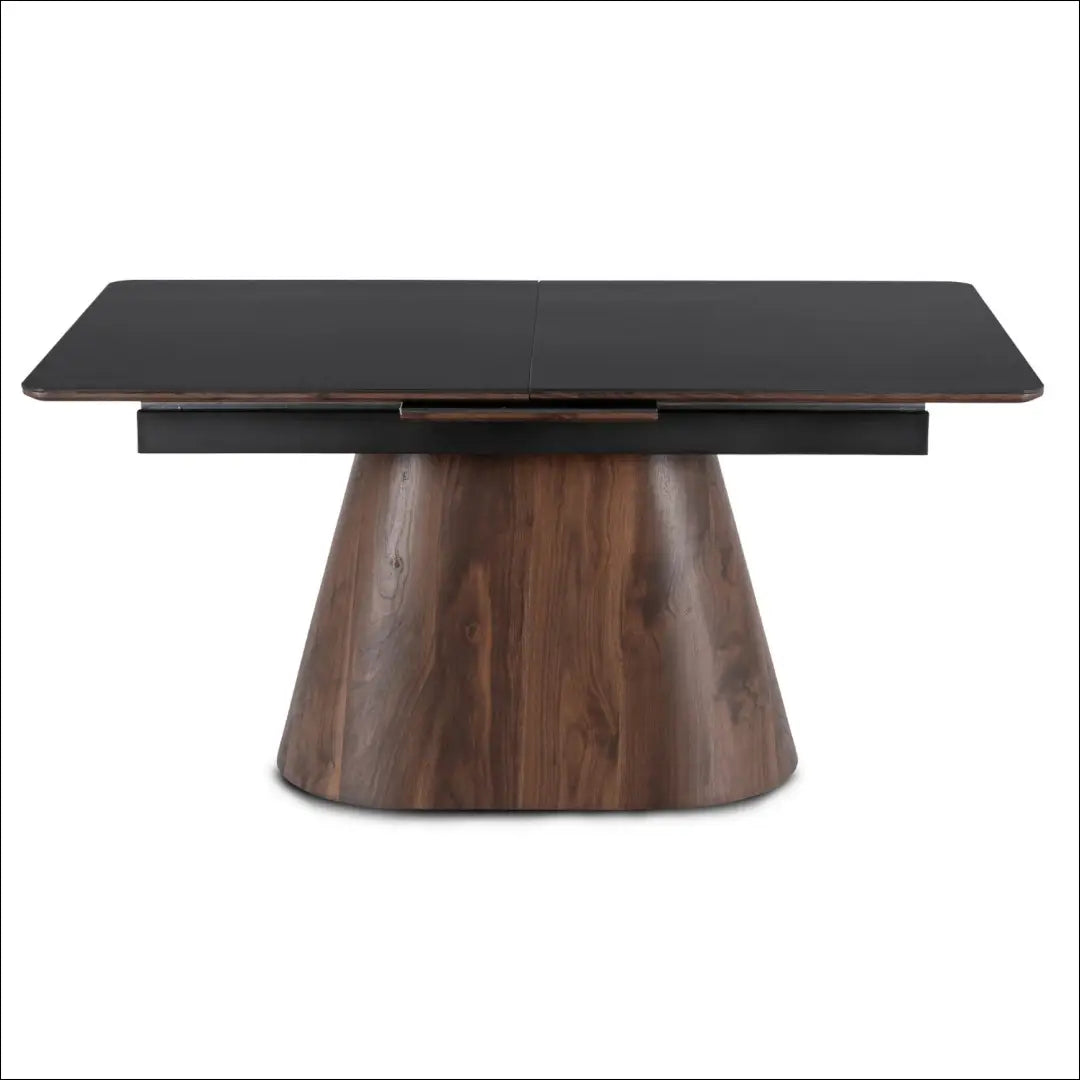 Prailginamas stalas su keraminiu stalviršiu juodos spalvos / riešuto 160-200 cm TE870 - €592 Save 15%
