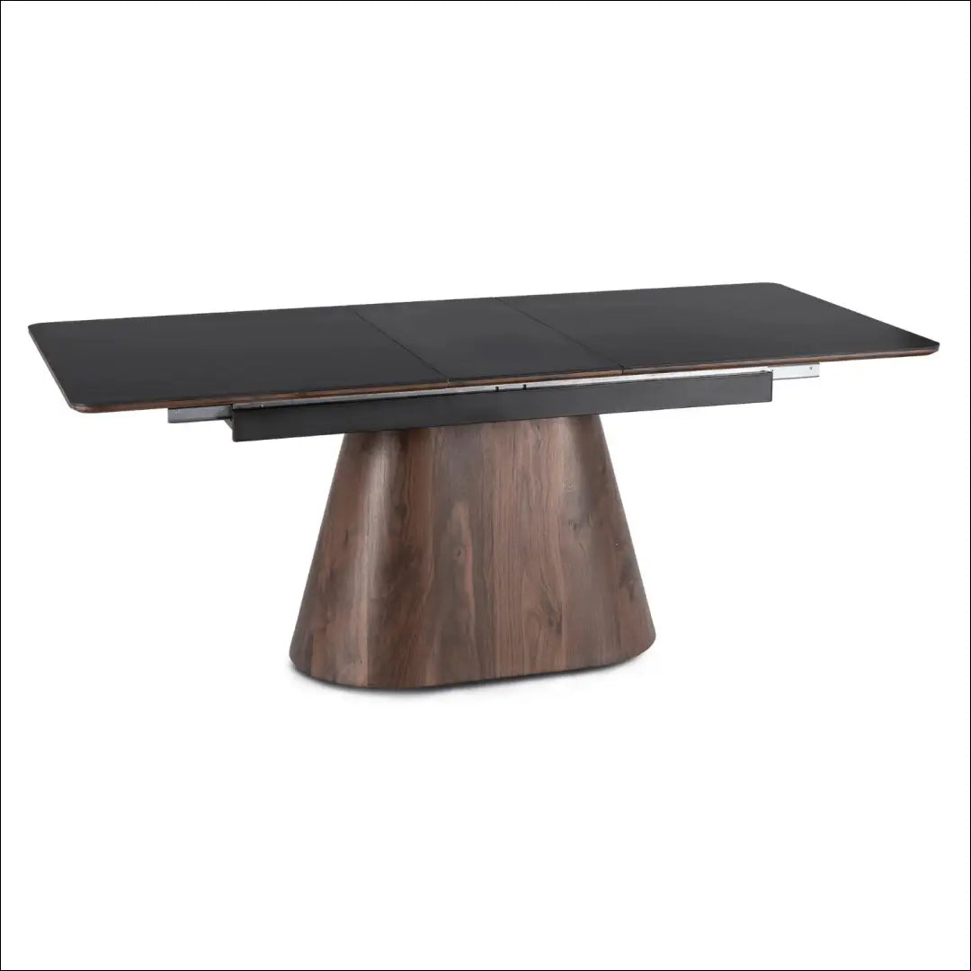 Prailginamas stalas su keraminiu stalviršiu juodos spalvos / riešuto 160-200 cm TE870 - €592 Save 15%