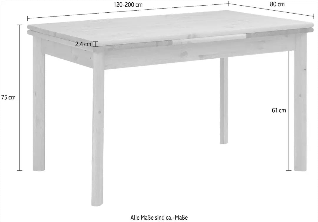 Prailginamas valgomojo stalas VI1514 - €165 Save 50% 100-200, __label:Pristatymas 1-2 d.d., color-ruda,