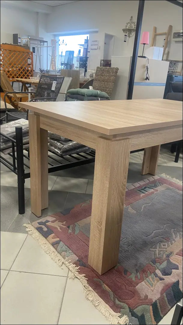 Prailginamas valgomojo stalas VI586 - €199 Save 65% 100-200, __label:Pristatymas 1-2 d.d., color-ruda,