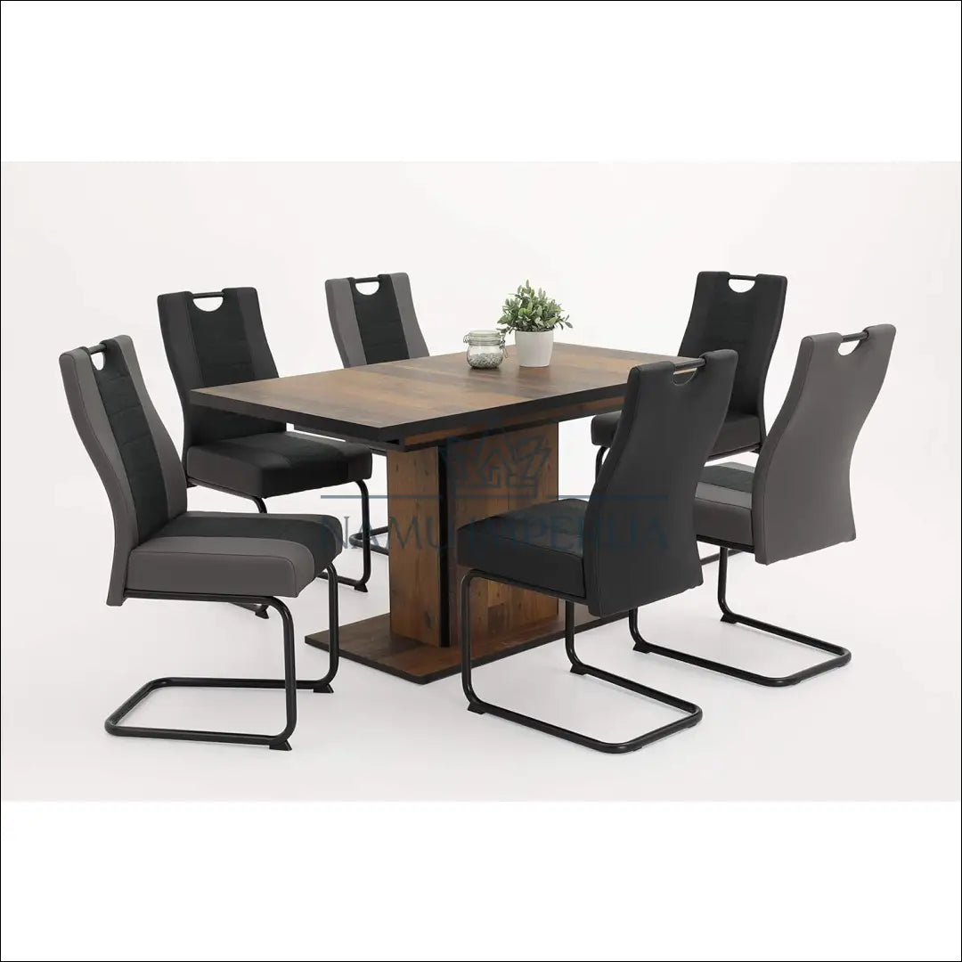 Prailginamas valgomojo stalas VI957 - €198 Save 55% 100-200, __label:Pristatymas 1-2 d.d., color-ruda,