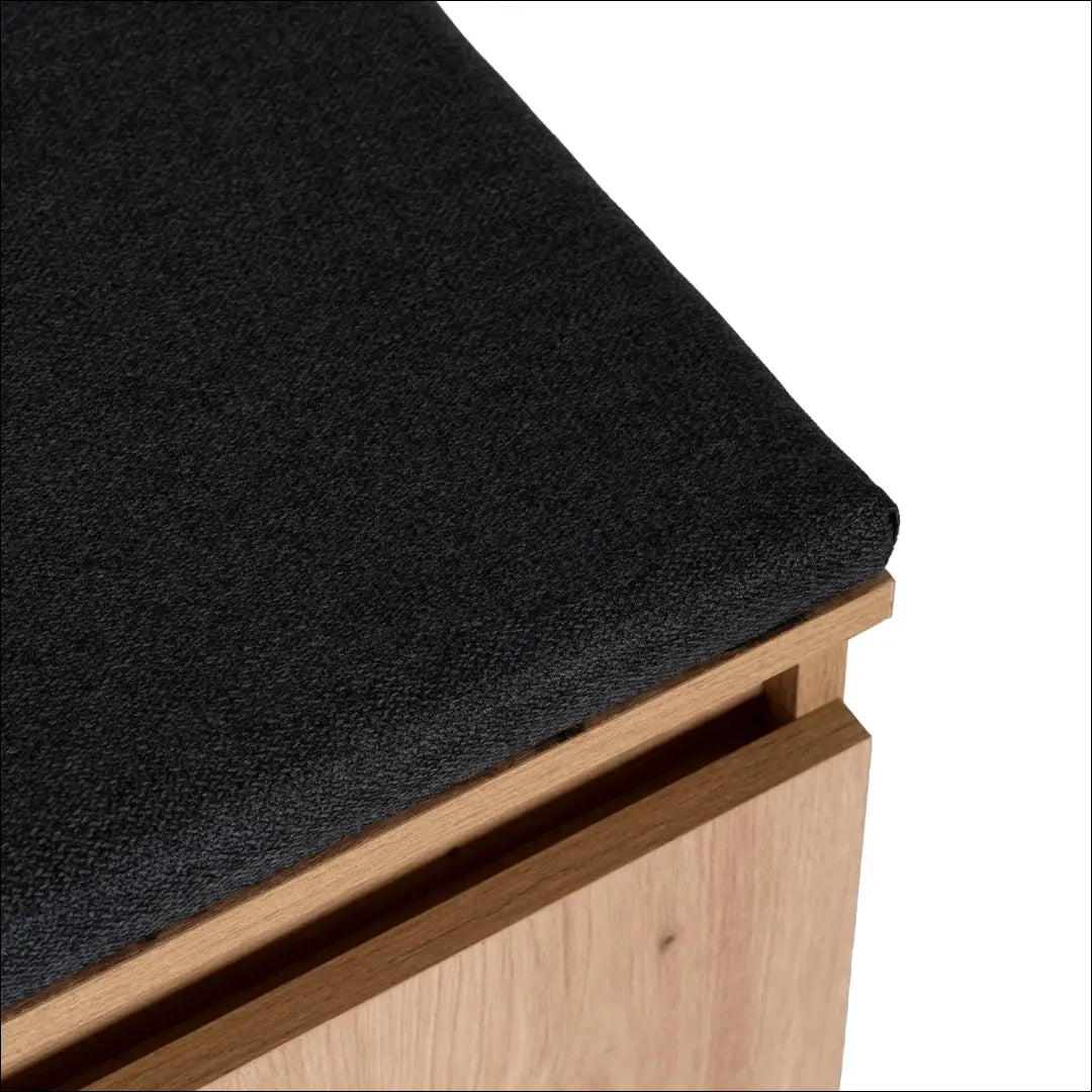 Prieškambario baldų komplektas iš medžio drožlių plokštės ąžuolo spalvos / grafito 60 cm TE1199 - €259 Save 15%