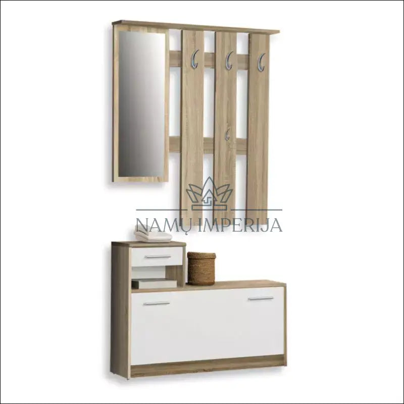 Prieškambario komplektas KI1128 - €59 Save 65% 50-100, __label:Pristatymas 1-2 d.d., color-balta, color-ruda,