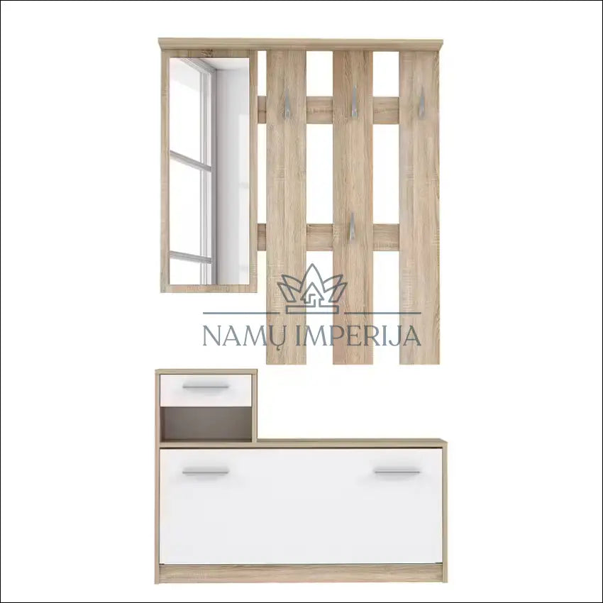 Prieškambario komplektas KI1270 €70 Save 50% 50 100, __label:Pristatymas 1 2 d.d., batu lentyna, spintele, suoliukas