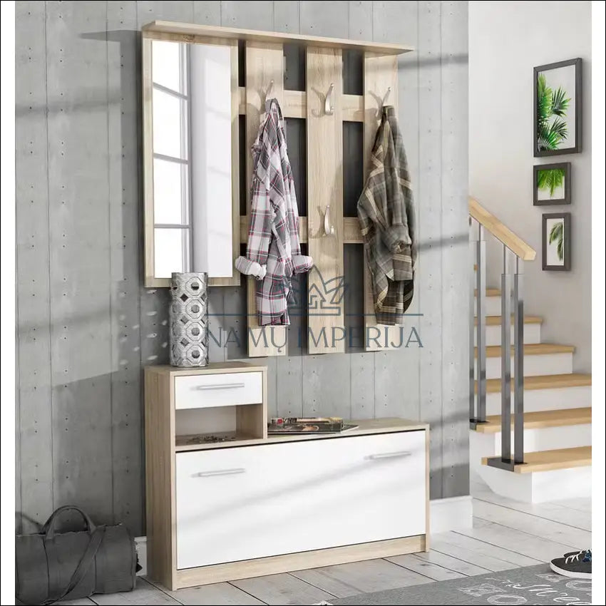 Prieškambario komplektas KI1270 €70 Save 50% 50 100, __label:Pristatymas 1 2 d.d., batu lentyna, spintele, suoliukas