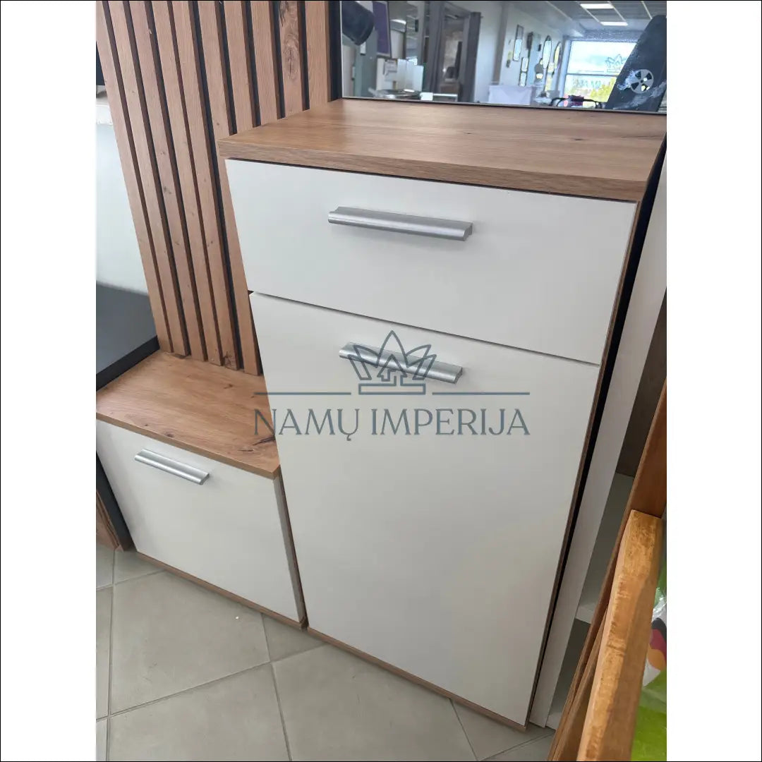 Prieškambario komplektas KI1340 - €120 Save 55% 100-200, __label:Pristatymas 1-2 d.d., color-balta, color-pilka,