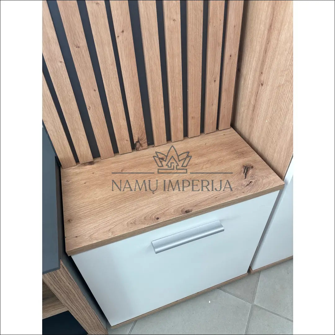 Prieškambario komplektas KI1340 - €120 Save 55% 100-200, __label:Pristatymas 1-2 d.d., color-balta, color-pilka,