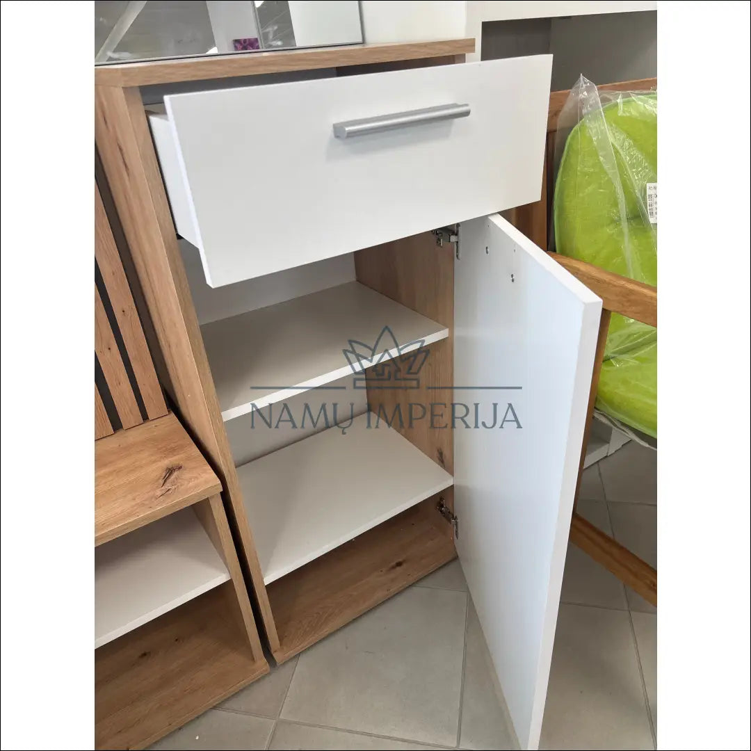 Prieškambario komplektas KI1340 - €120 Save 55% 100-200, __label:Pristatymas 1-2 d.d., color-balta, color-pilka,