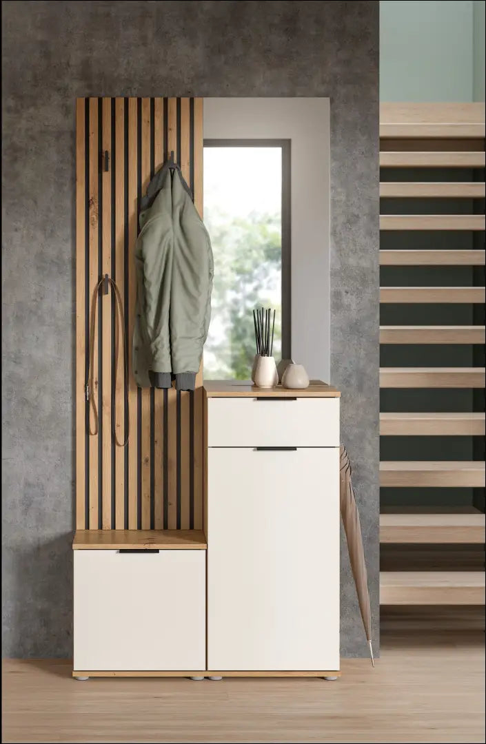 Prieškambario komplektas KI1577 - €210 Save 50% __label:Pristatymas 1-2 d.d., batu-lentyna, batu-spintele,