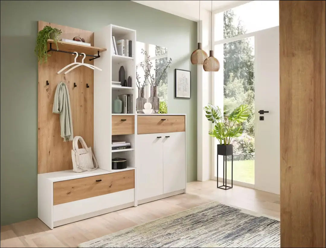 Prieškambario komplektas KI1675 - €420 Save 50% __label:Pristatymas 1-2 d.d., batu-lentyna, batu-spintele,