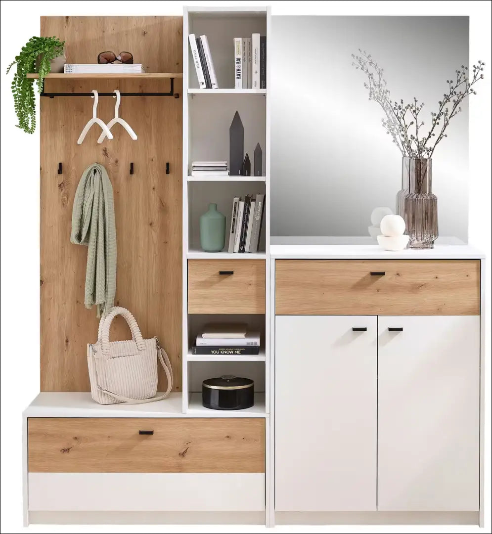 Prieškambario komplektas KI1675 - €420 Save 50% __label:Pristatymas 1-2 d.d., batu-lentyna, batu-spintele,