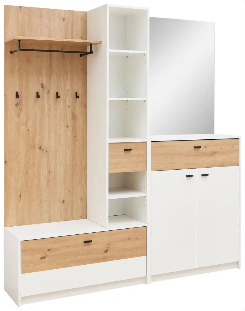 Prieškambario komplektas KI1675 - €420 Save 50% __label:Pristatymas 1-2 d.d., batu-lentyna, batu-spintele,