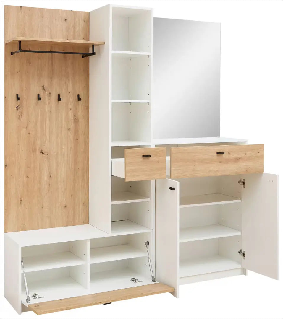 Prieškambario komplektas KI1675 - €420 Save 50% __label:Pristatymas 1-2 d.d., batu-lentyna, batu-spintele,