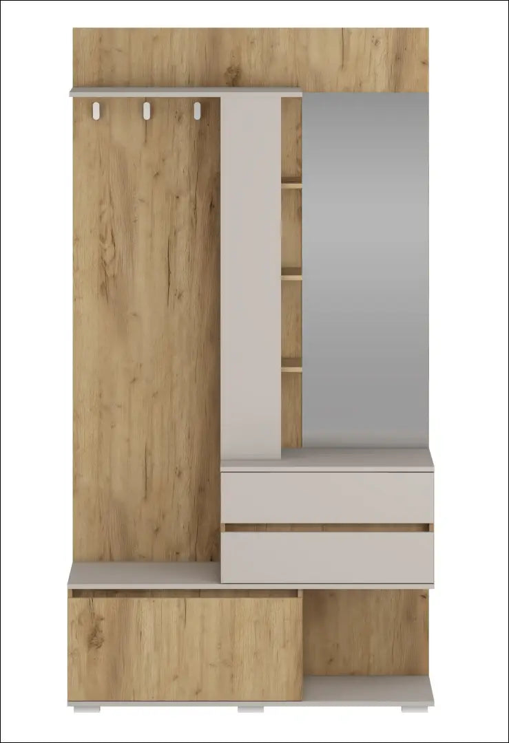 Prieškambario komplektas KI1683 - €240 Save 50% __label:Pristatymas 1-2 d.d., color-ruda, color-smelio,