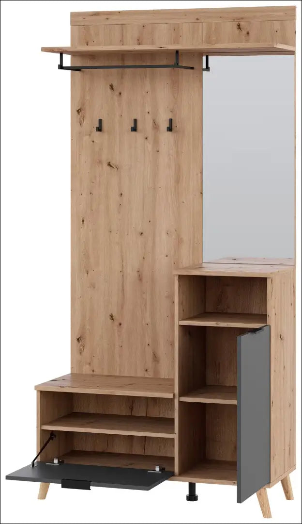 Prieškambario komplektas KI907 - €90 Save 50% 50-100, __label:Pristatymas 1-2 d.d., batu-lentyna, batu-spintele,
