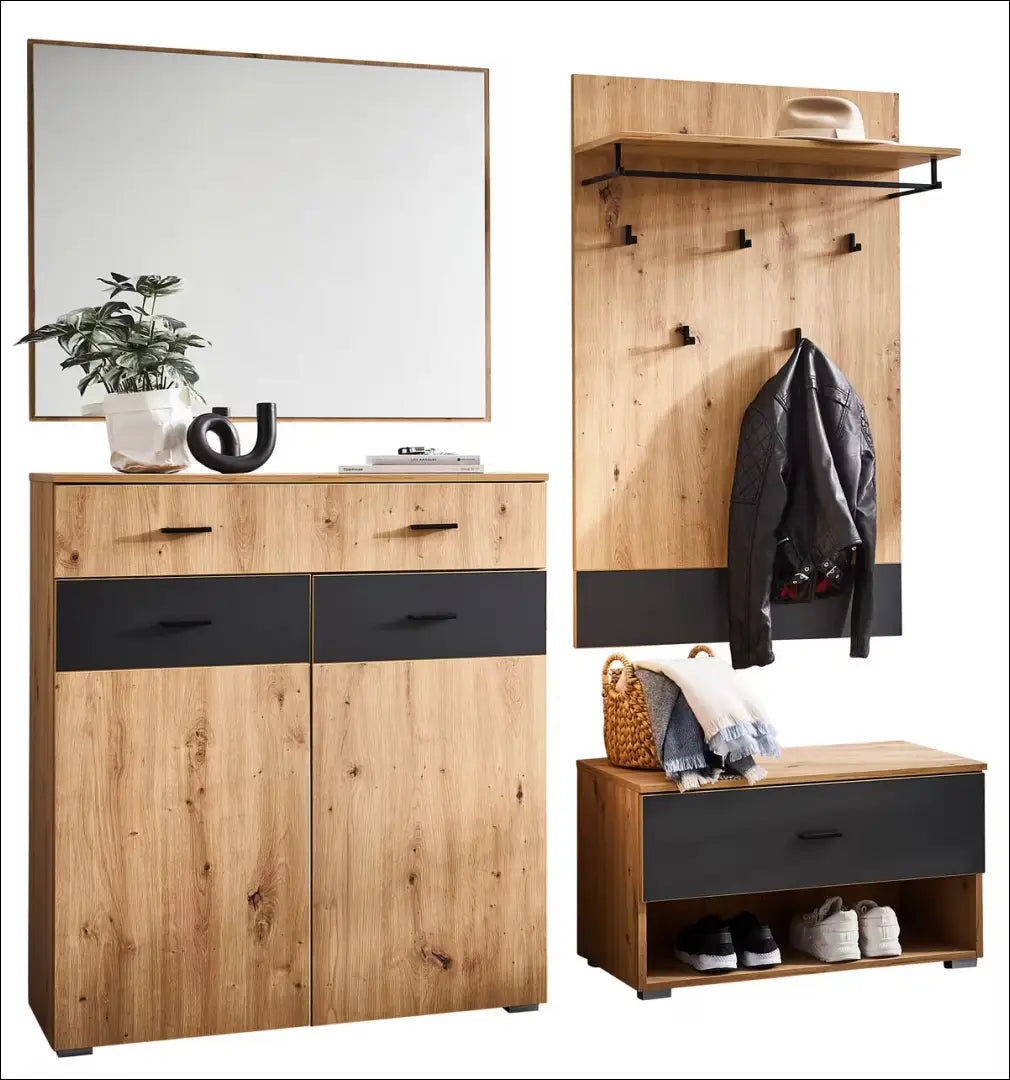 Prieškambario komplektas KI911 - €220 Save 50% __label:Pristatymas 1-2 d.d., batu-lentyna, batu-spintele,