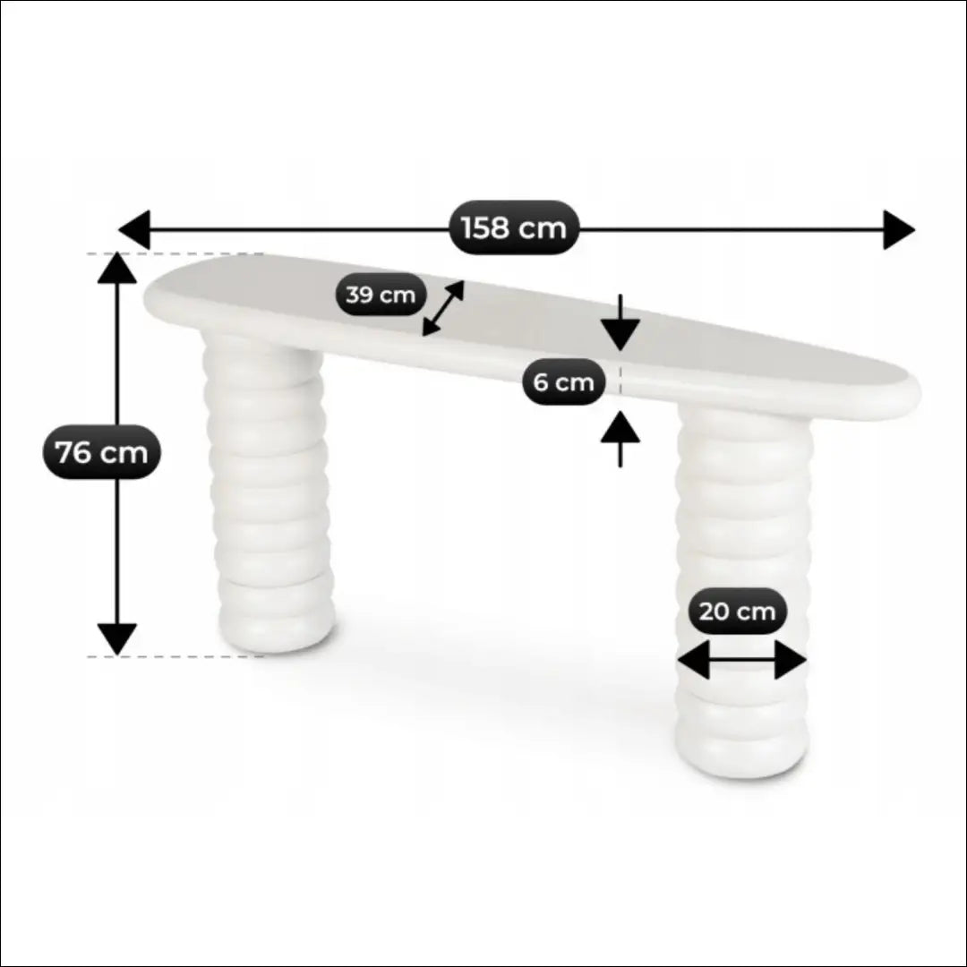 Prieškambario konsolė iš MDF baltos spalvos TE1239 - €323 Save 15% __label:Pristatymas 5-14 d.d., elite, over-200,