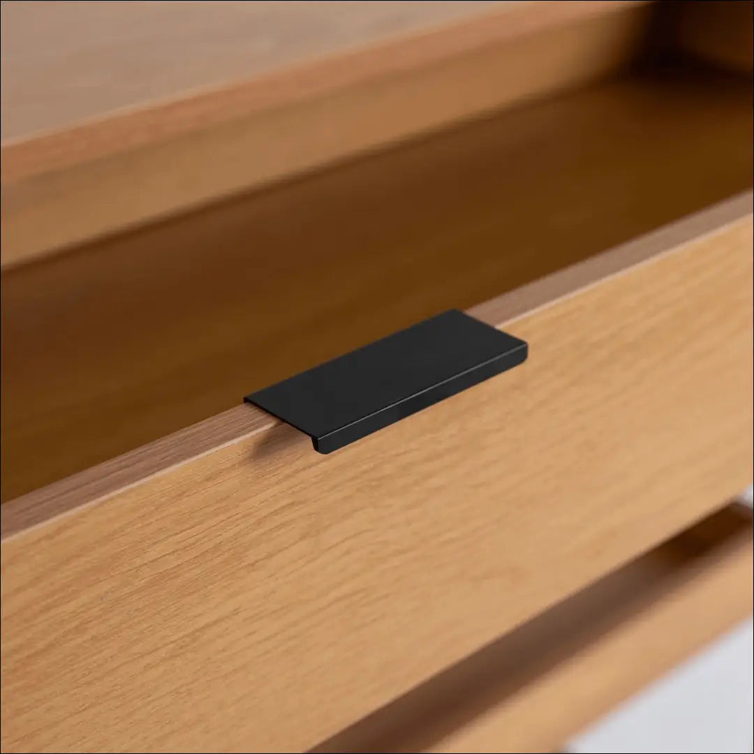 Prieškambario konsolė iš MDF juodos spalvos / ąžuolo 100 cm TE1099 - €91 Save 15% 50-100, __label:Pristatymas 5-14