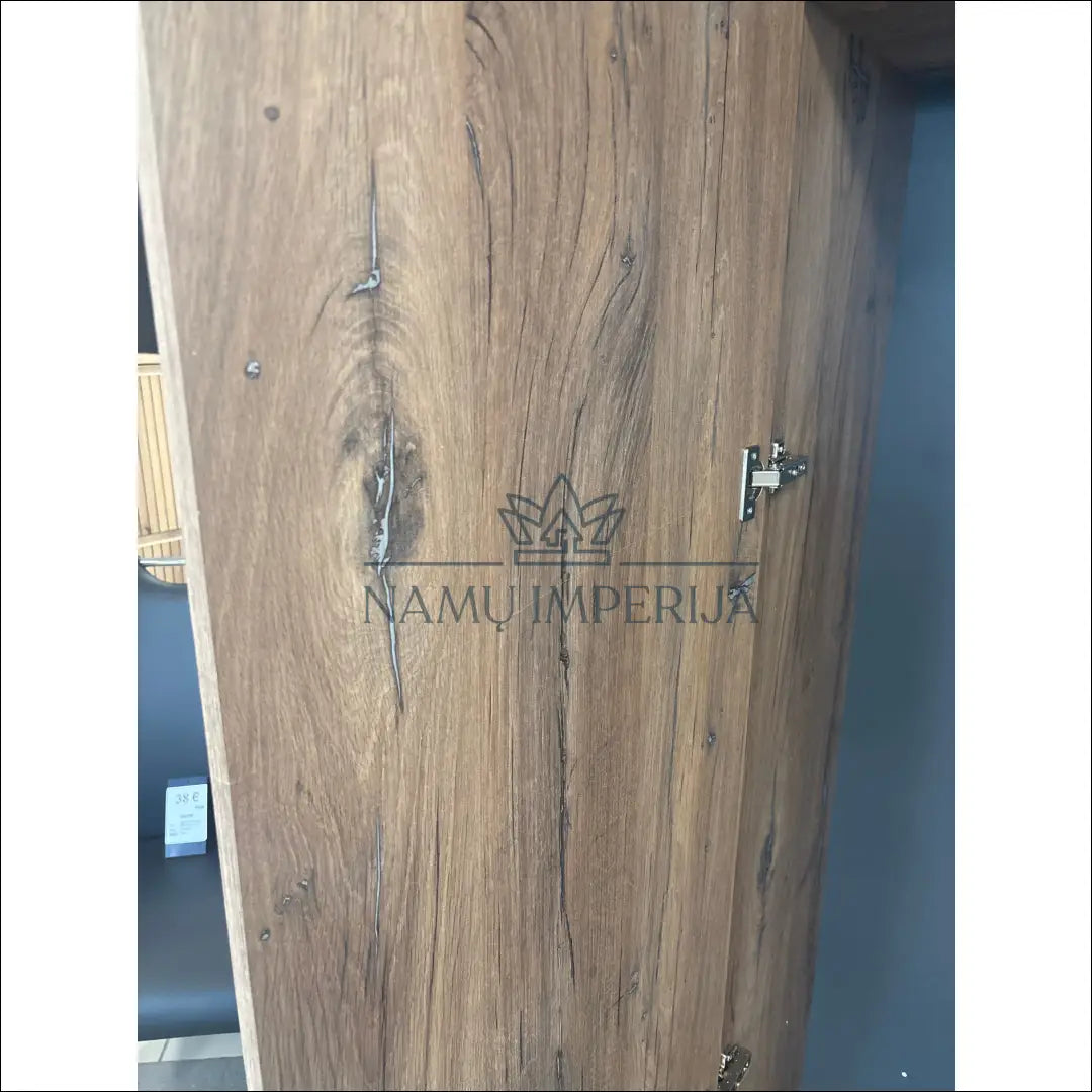 Prieškambario spinta KI1220 - €203 Save 55% __label:Pristatymas 1-2 d.d., color-ruda, material-mdf, material-stiklas,