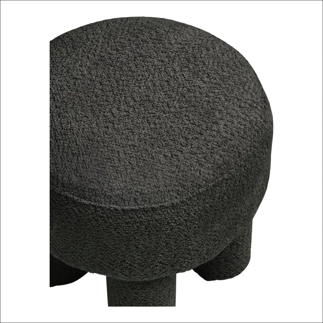 Pufas anglies spalvos ø43x43 cm RD279 - €97 Save 15% 50-100, __label:Pristatymas 5-14 d.d., Charcoal, nordic, Poufs €50