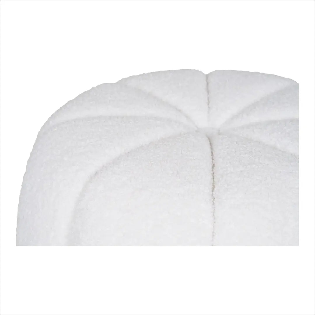 Pufas balkšvas ø48x38 cm RD276 - €97 Save 15% 50-100, __label:Pristatymas 5-14 d.d., Balkšva, nordic, Poufs €50 to €100