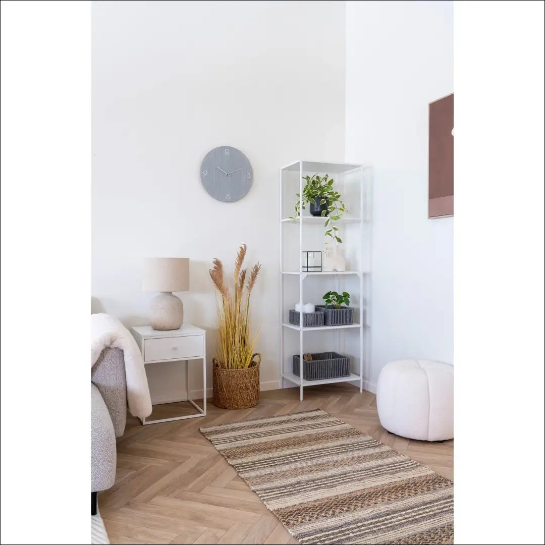 Pufas balkšvas ø48x38 cm RD276 - €97 Save 15% 50-100, __label:Pristatymas 5-14 d.d., Balkšva, nordic, Poufs €50 to €100