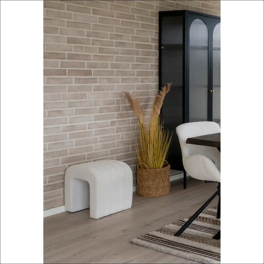 Pufas meškiukas baltas 42x41x36 cm RD291 - €68 Save 15% 50-100, __label:Pristatymas 5-14 d.d., Balta, nordic, Poufs €50