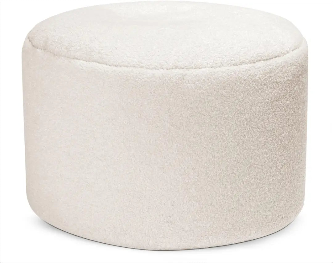 Pufas MI1014 - €39 Save 50% 25-50, __label:Pristatymas 1-2 d.d., boucle, color-kremas, material-poliesteris €25 to €50