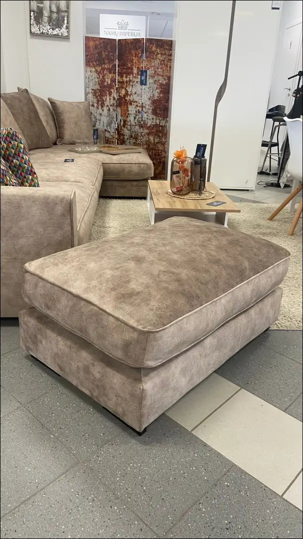Pufas MI278 - €109 Save 55% 100-200, __label:Pristatymas 1-2 d.d., color-ruda, material-aksomas, minkšti €100 to €200