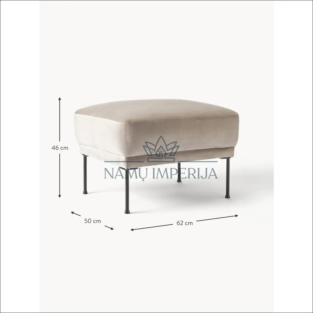 Pufas MI393 - €135 Save 50% 100-200, __label:Pristatymas 1-2 d.d., color-smelio, material-aksomas,