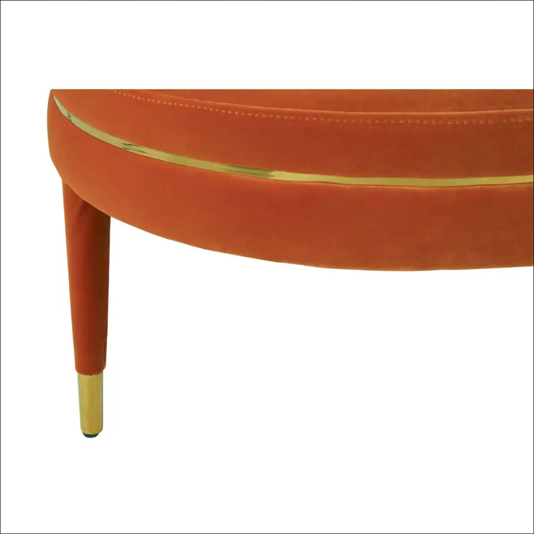 Pufas MI663 - €267 Save 60% __label:Pristatymas 1-2 d.d., color-auksine, color-oranzine, material-aksomas,