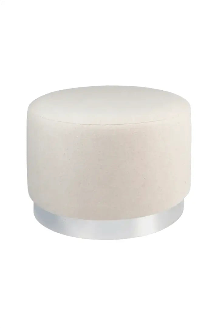 Pufas MI693 - €64 Save 50% 50-100, __label:Pristatymas 1-2 d.d., color-kremas, color-sidabrine, material-gobelenas €50