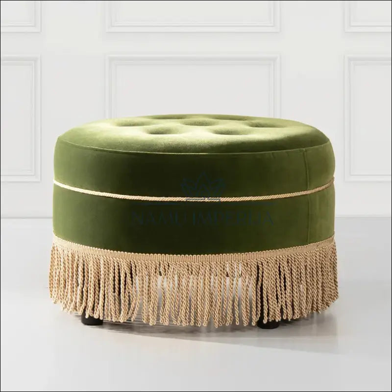 Pufas MI725 - €73 Save 50% 50-100, __label:Pristatymas 1-2 d.d., color-auksine, color-zalia, material-aksomas €50