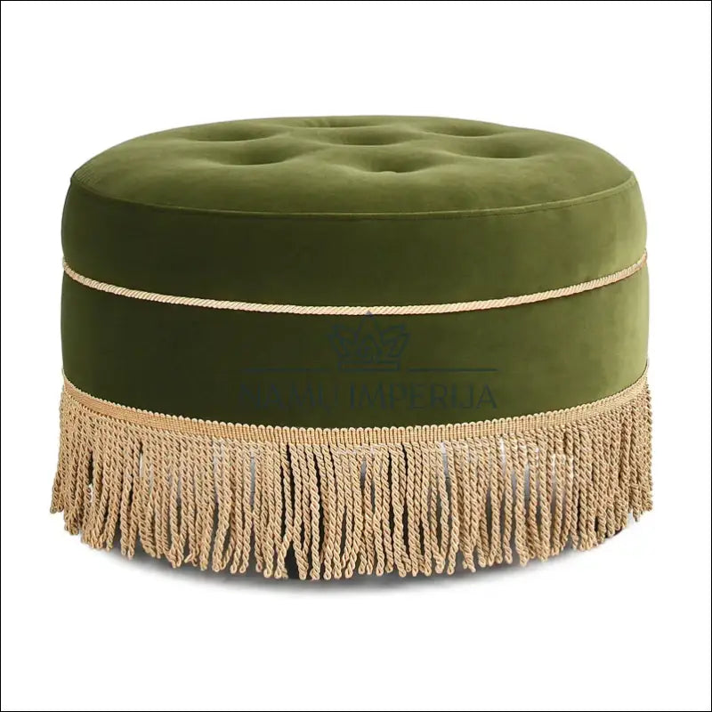 Pufas MI725 - €73 Save 50% 50-100, __label:Pristatymas 1-2 d.d., color-auksine, color-zalia, material-aksomas €50
