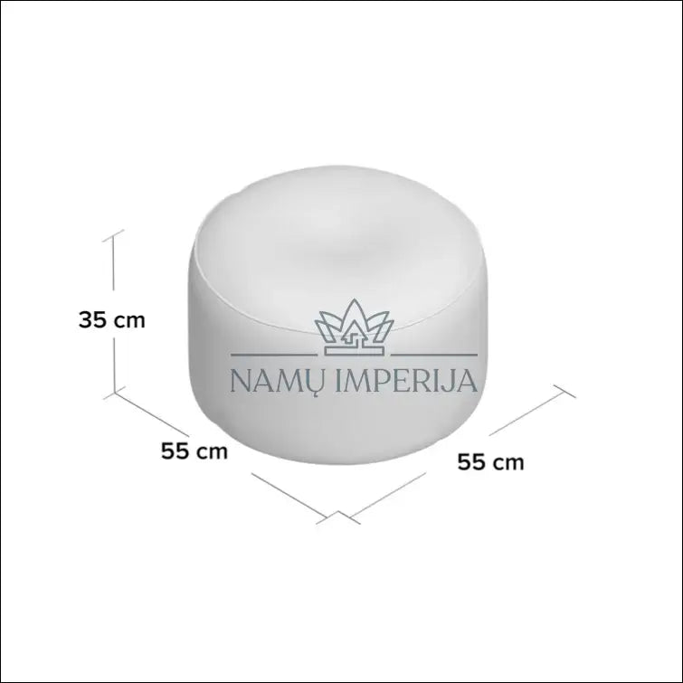 Pufas MI733 - €32 Save 50% 25-50, __label:Pristatymas 1-2 d.d., color-turkis, material-aksomas, material-poliesteris