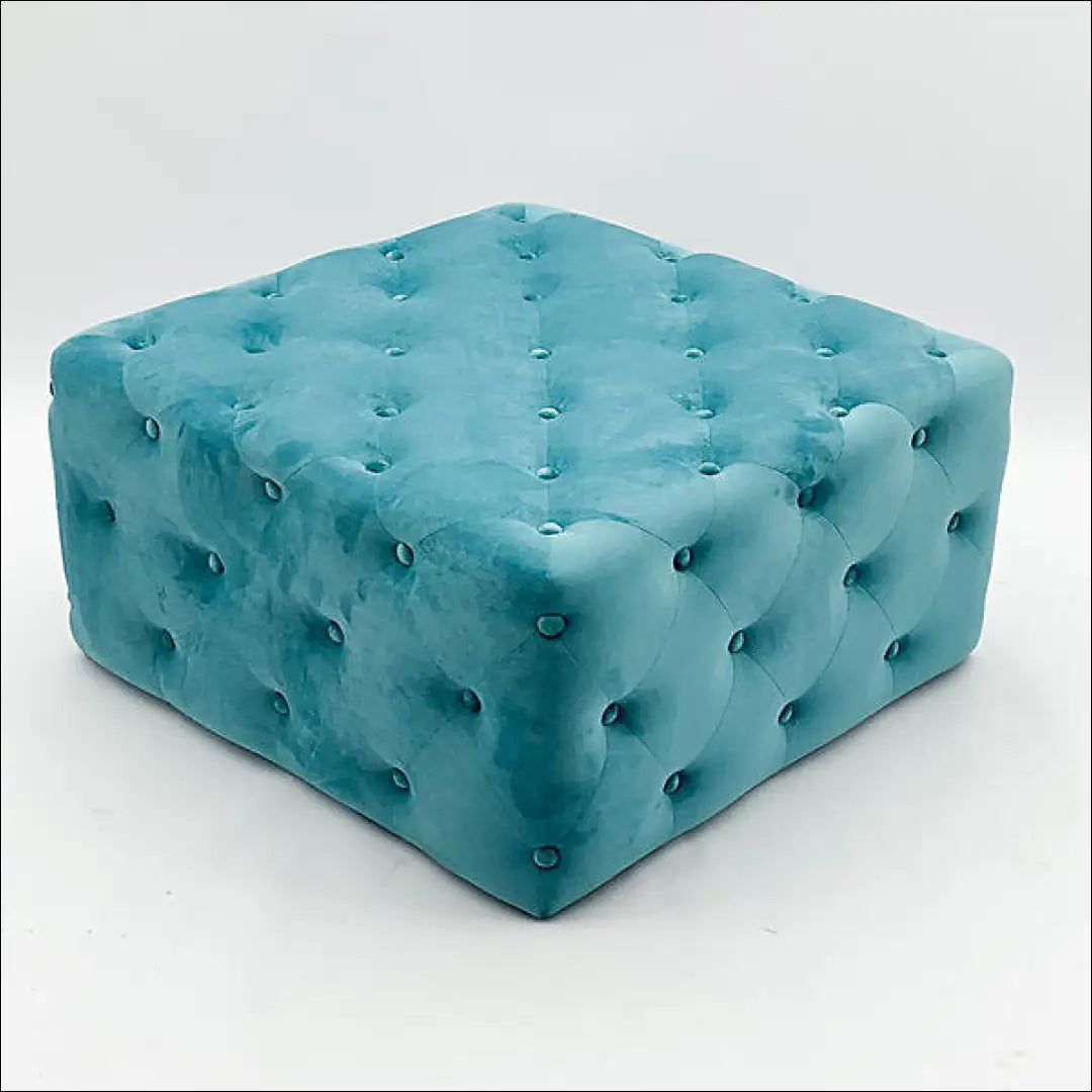 Pufas MI842 - €103 Save 50% 100-200, __label:Pristatymas 1-2 d.d., color-turkis, material-aksomas, material-poliesteris