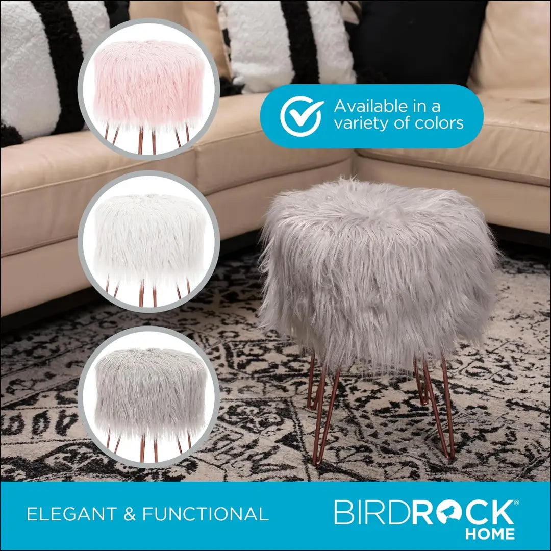 Pufas MI962 - €28 Save 50% 25-50, __label:Pristatymas 1-2 d.d., color-pilka, material-dirbtinis-kailis, minksti €25