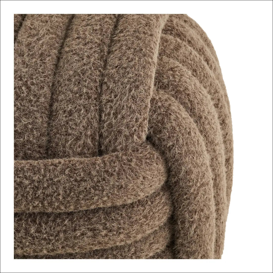 Pufas rudas 48x48x43 cm RD298 - €82 Save 15% 50-100, __label:Pristatymas 5-14 d.d., nordic, Poufs, Ruda €50 to €100