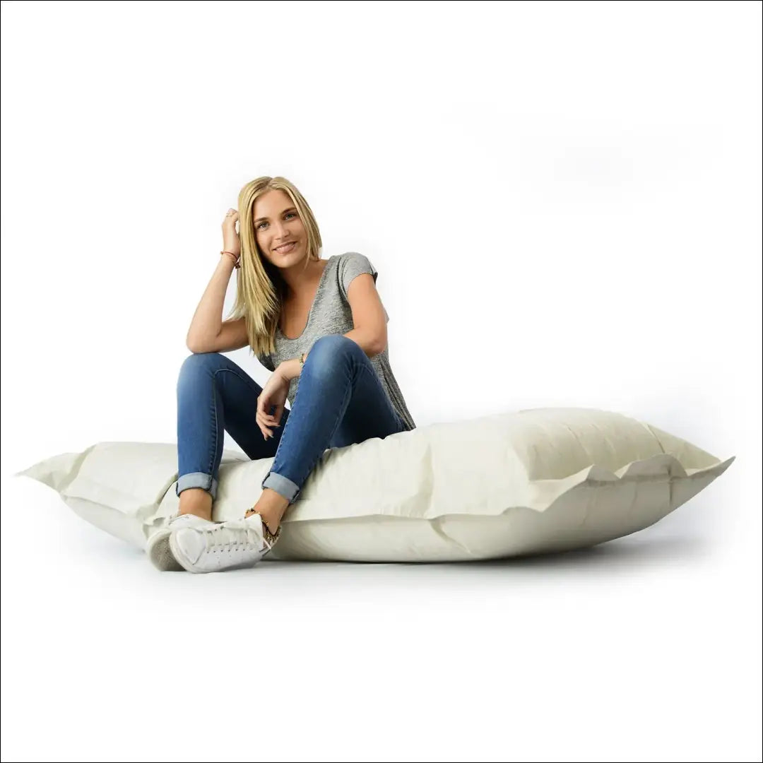 Pufas/sėdmaišis MI937 - €80 Save 50% 50-100, __label:Pristatymas 1-2 d.d., color-smelio, lauko baldai,