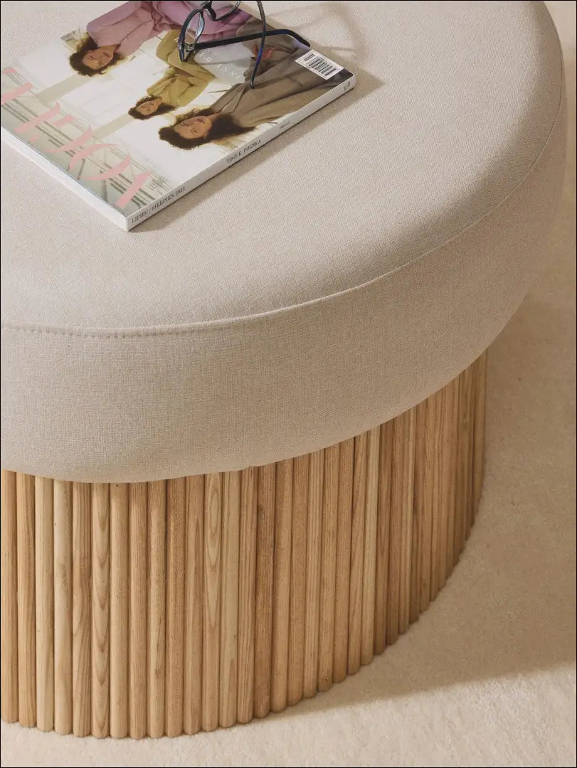 Pufas su daiktadėže MI561 - €152 Save 60% 100-200, __label:Pristatymas 1-2 d.d., color-ruda, color-smelio,