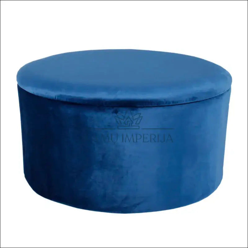 Pufas su daiktadėže MI723 - €19 Save 50% __label:Pristatymas 1-2 d.d., color-melyna, material-aksomas,