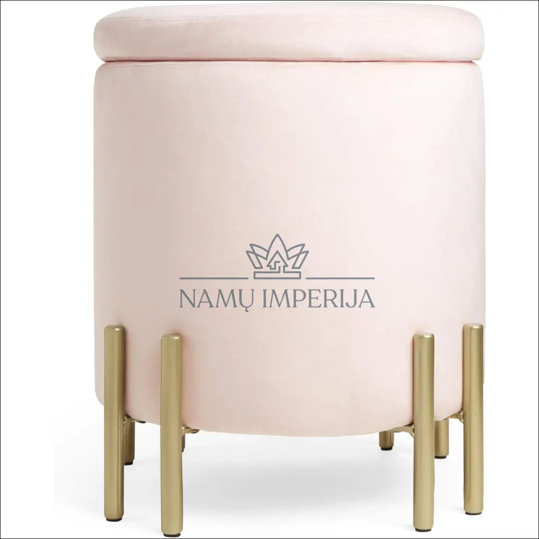Pufas su daiktadėže MI784 - €75 Save 50% 50-100, __label:Pristatymas 1-2 d.d., color-auksine, color-rozine,